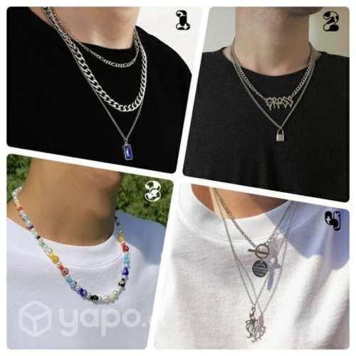Collares Hombre A La Moda