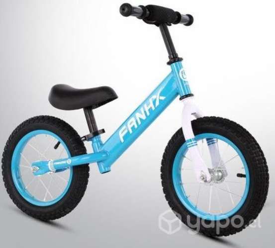 Bicicleta de aprendisaje infantil de 12" Blanco