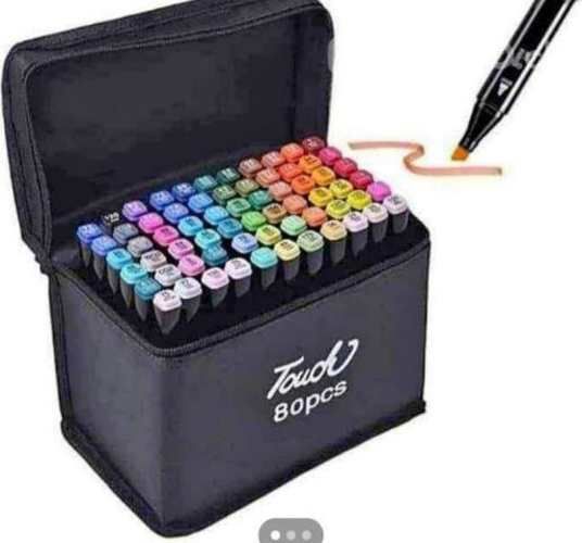 80 plumones doble punta