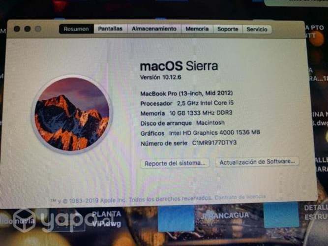 Macbook pro 13inch, mid2012