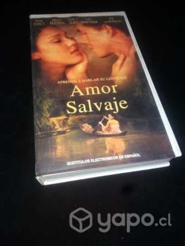 Película Amor salvaje vhs