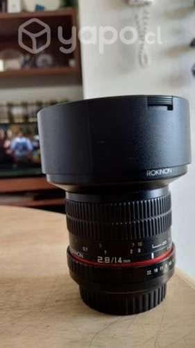 Rokinon 14mm f/2.8 Ed para canon