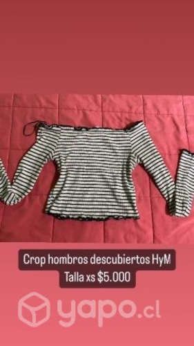 Polera y Crop XS