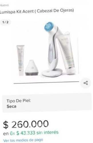 Lumispa con todos sus accesorios