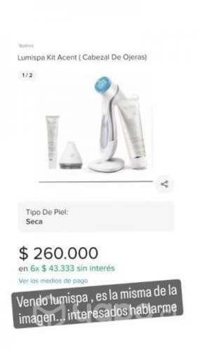 Lumispa con todos sus accesorios