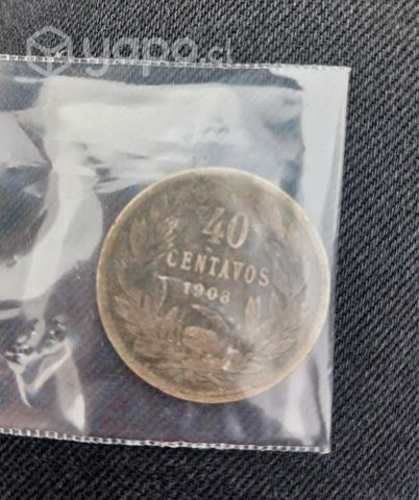 Monedas antiguas 1908