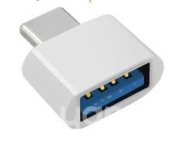 Adaptador usb c a usb 3.0 otg blanco