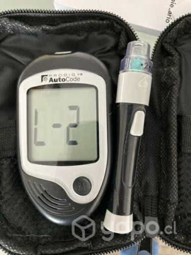Medidor de glucosa prodigy auto code
