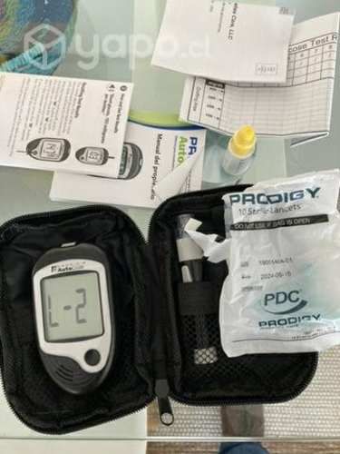 Medidor de glucosa prodigy auto code