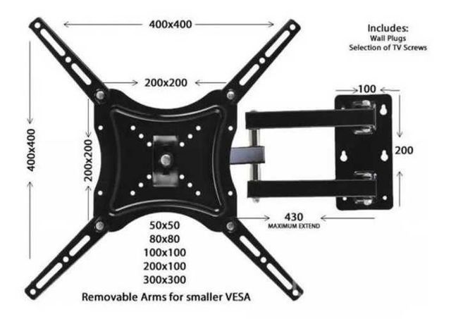 Soporte Base De Tv Orientable E Inclinable 14 -55