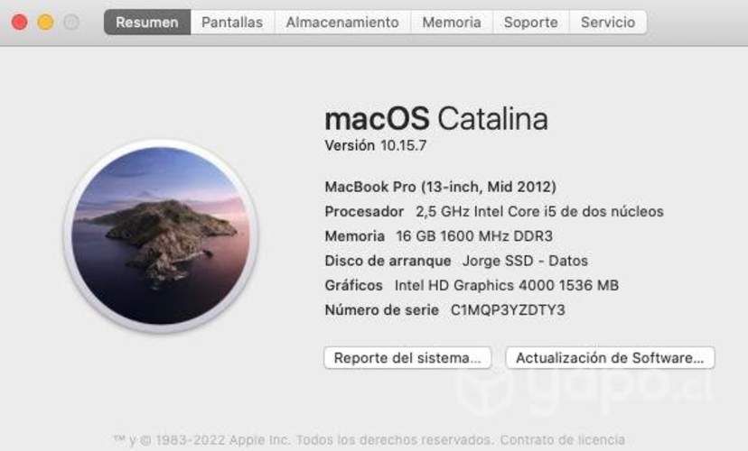 MacBook Pro 2012