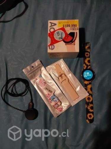 Reloj Samsung y notebook