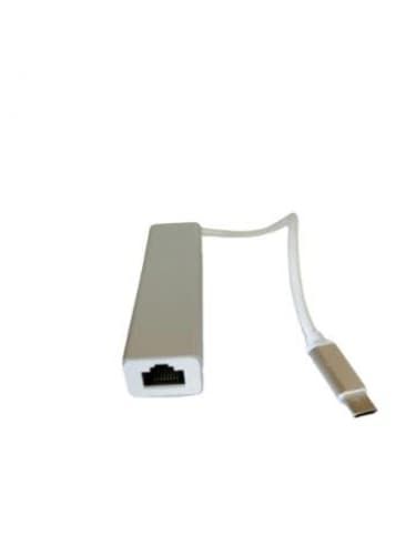 HUB USB a 3 Puertos USB y 1 Puerto RJ45