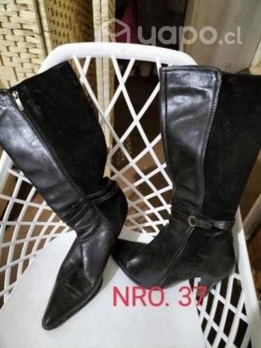 Hermosas botas de cuero nacional NRO. 37