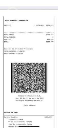 Airpods 3ra Generación