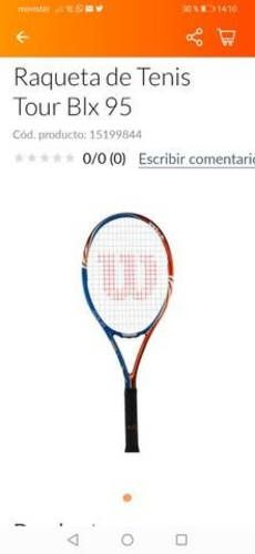 Raqueta Wilson Tour BLX 95 nueva
