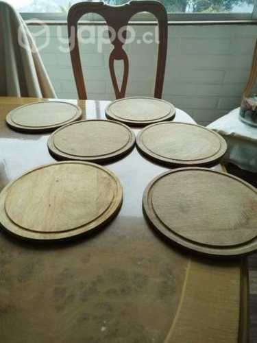 Platos de Madera para Asados