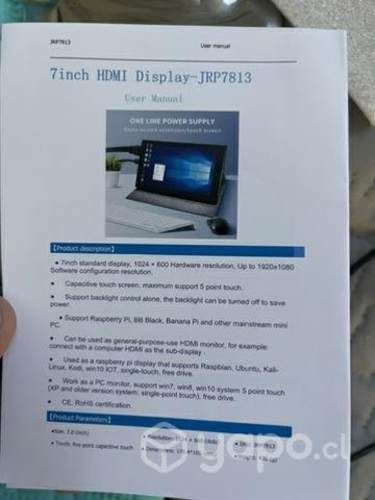 Raspberry 7 pulgadas