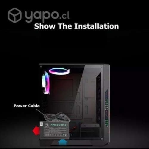 Fuente De Poder Atx 650w + Adaptador 8 Pines Tarje