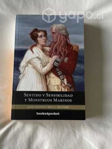 Libro Sentido y sensibilidad y Monstruos marinos"