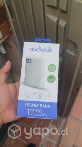 Batería externa Audiolab 10000 mAh blanca