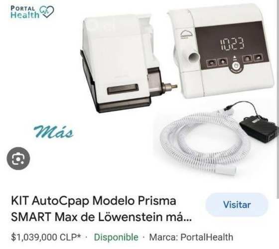 Auto cpap Alemán Lowenstein 1 semana de uso