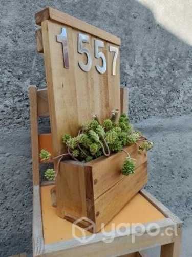 Colgante con número de casa