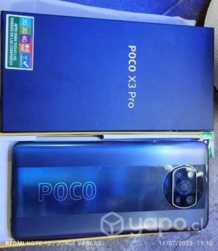 Teléfono poco x3 por phantom blak