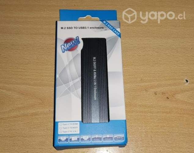 Cofre NVME PCIE Y NGFF SATA