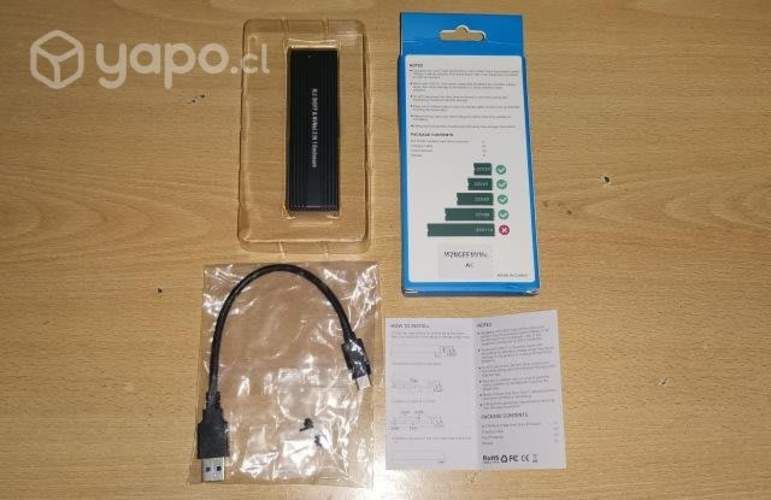 Cofre NVME PCIE Y NGFF SATA