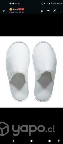 Pantuflas blancas al por mayor