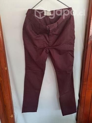 Jeans marca test burdeo