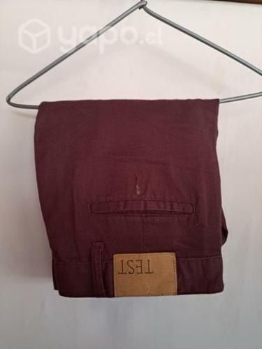 Jeans marca test burdeo