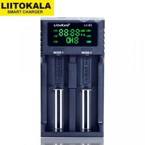 Cargador Baterías Recargables Liitokala Lii-S2 LCD