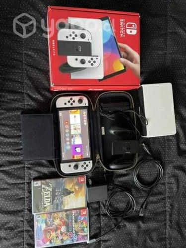 Nintendo switch oled prácticamente nueva!