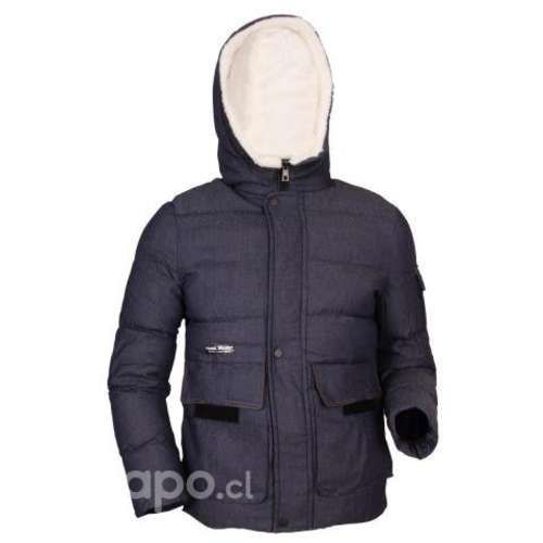 Parka Azul XXL Con Gorro y Chiporro Modelo 158