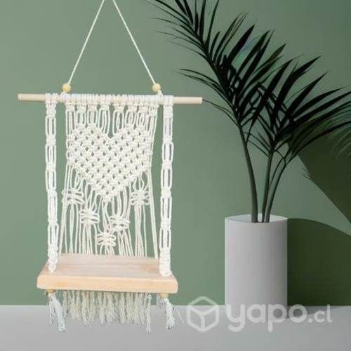 Repisa macrame 20 x 30 cms