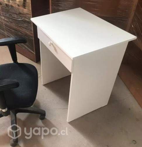 Escritorio Blanco 50x65x75 Con Cajón