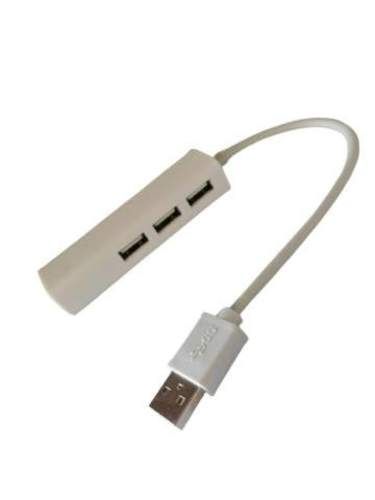 Adaptador USB Tipo C 3.0 a Hub USB 2.0 Rj45 Lan