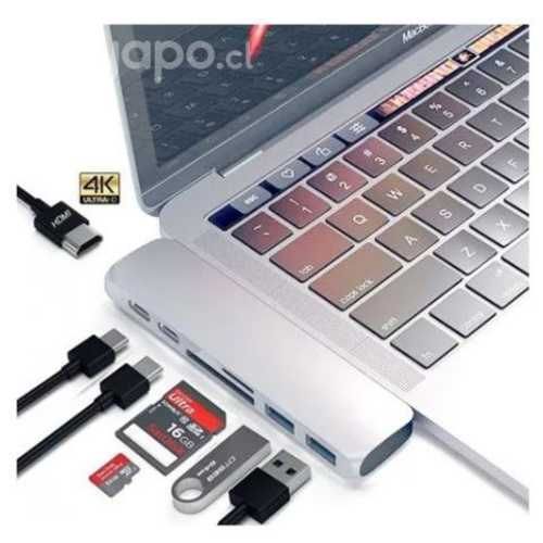 Adaptador thunderbolt 3, usb tipo c para macbook