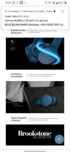 Audífonos brookstone