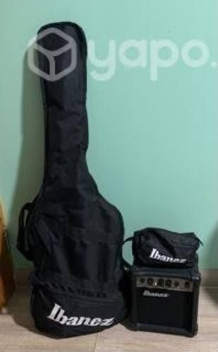 Pack Guitarra eléctrica ibanez Black Night