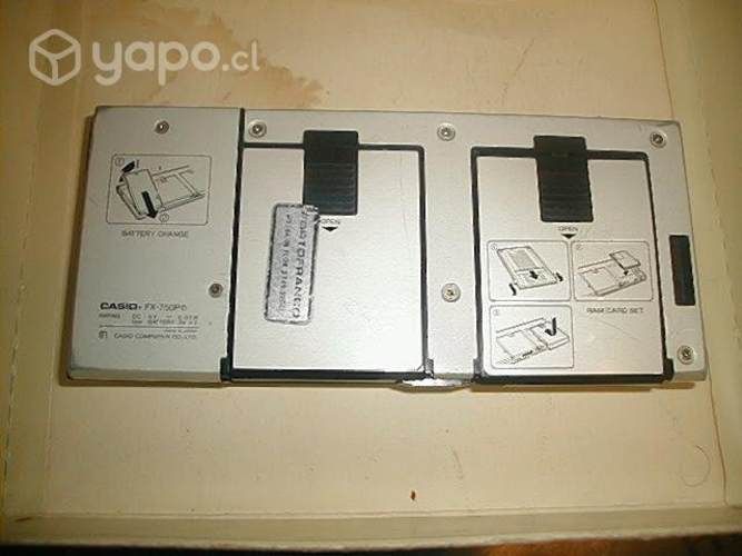 Computador personal casio fx-750