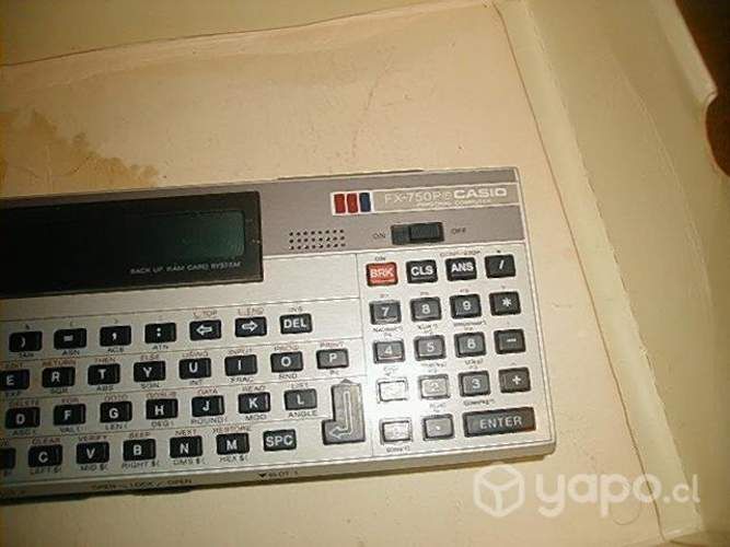 Computador personal casio fx-750