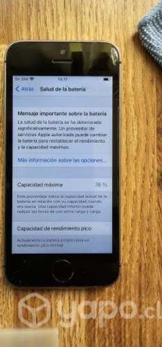 Iphone 5 SE 64 GB año 2017
