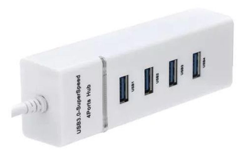 Hub Multi Usb 3.0 Duplicador Adaptador 4 Puertos +