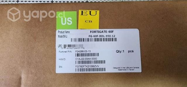 Firewall Fortinet FortiGate 60F