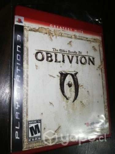 OBLIVION. ELDER SCROLLS IV.. PS3. Greatest hits.