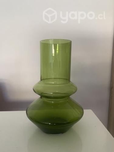 Florero Verde Olivo Marca Par de Cosas