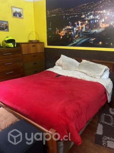 Piezas amobladas, pago diario. Santiago Centro